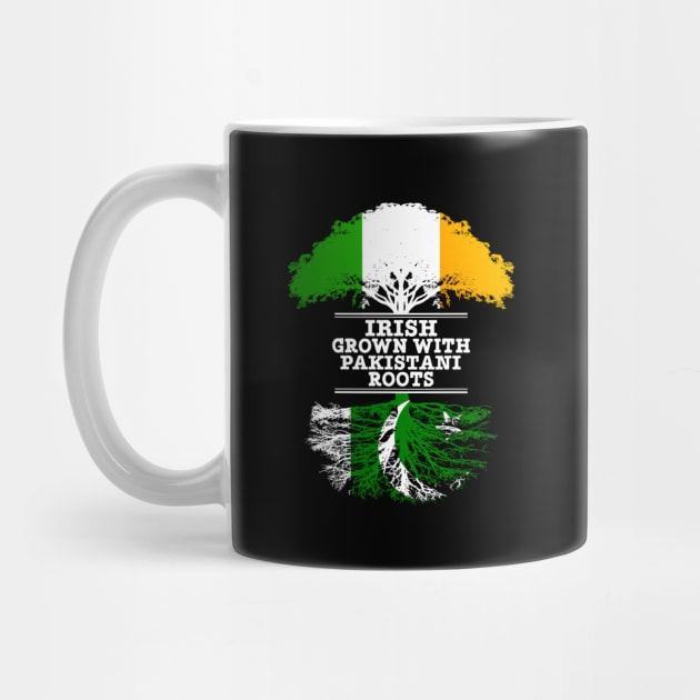 Irish Grown With Pakistani Roots - Gift for Pakistani With Roots From Pakistan by Country Flags